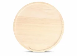 Salt & Pepper Taartschotel Rural Ø30x12cm - mangohout - bruin