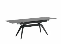 Tafel Archipel 160/220x90cm - gesinterd steen - antraciet