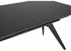 Tafel Archipel 160/220x90cm - gesinterd steen - antraciet