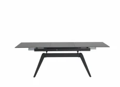 Tafel Archipel 160/220x90cm - gesinterd steen - antraciet