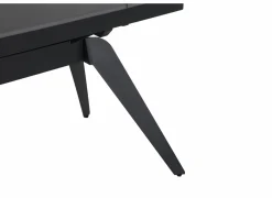 Tafel Archipel 160/220x90cm - gesinterd steen - antraciet