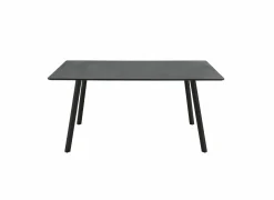 Tafel Boyar 140x80cm - melamine - antraciet