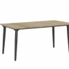 Tafel Brisk 160x90cm - teak massief & aluminium - naturel