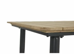 Tafel Brisk 160x90cm - teak massief & aluminium - naturel