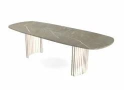 Perfecta Tafel Canvas 180/260x100cm - HPL - marmor lugano & sable