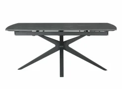 Tafel Hannibal 180/260x90cm - keramiek - zwart