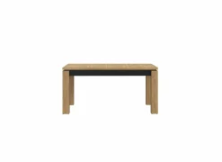 Tafel Kaszimiro 160/200x90cm - decor - waterford eik & zwart