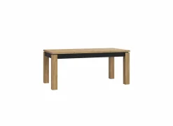 Tafel Kaszimiro 180/220x90cm - decor - waterford eik & zwart