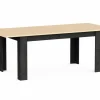 Tafel Kent 155/205x90cm - decor - chêne de fil & sidewalk