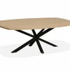 Tafel Mylo 180/240x102cm - lamulux - blond oak