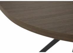 Perfecta Tafel Onyx 120x120cm - HPL - walnoot