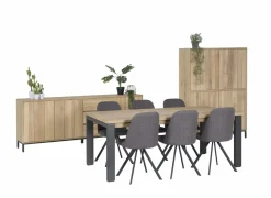 Tafel Palacio 240x100cm - eik massief - naturel