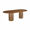 Tafel Solid 240x100cm - mango massief - walnoot