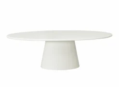 Tafel TF2402  240x120cm - cementex - wit