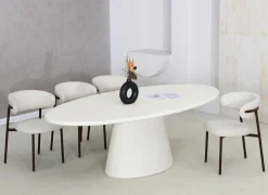 Tafel TF2402  240x120cm - cementex - wit