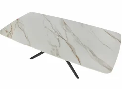 Tafel TF2403  110x210cm - keramiek - wit