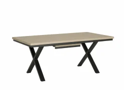 Tafel Toby 190/250x100cm - melamine - castella oak