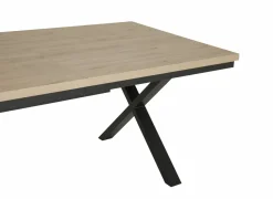 Tafel Toby 190/250x100cm - melamine - castella oak