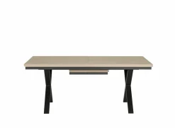 Tafel Toby 190/250x100cm - melamine - castella oak