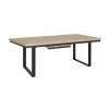 Tafel Toby 190/250x100cm - melamine - castella oak