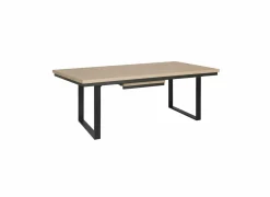 Tafel Toby 190/250x100cm - melamine - castella oak