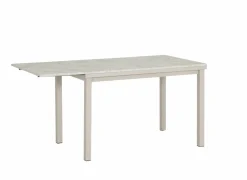 Tafel Vienna 120/200x80cm - decor - carrara creamy