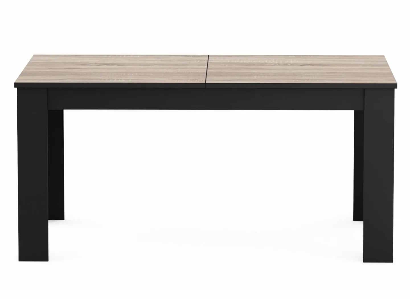Demeyere Tafel Wayne 155/205x90cm - decor - eik & zwart