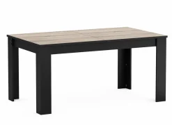 Demeyere Tafel Wayne 155/205x90cm - decor - eik & zwart