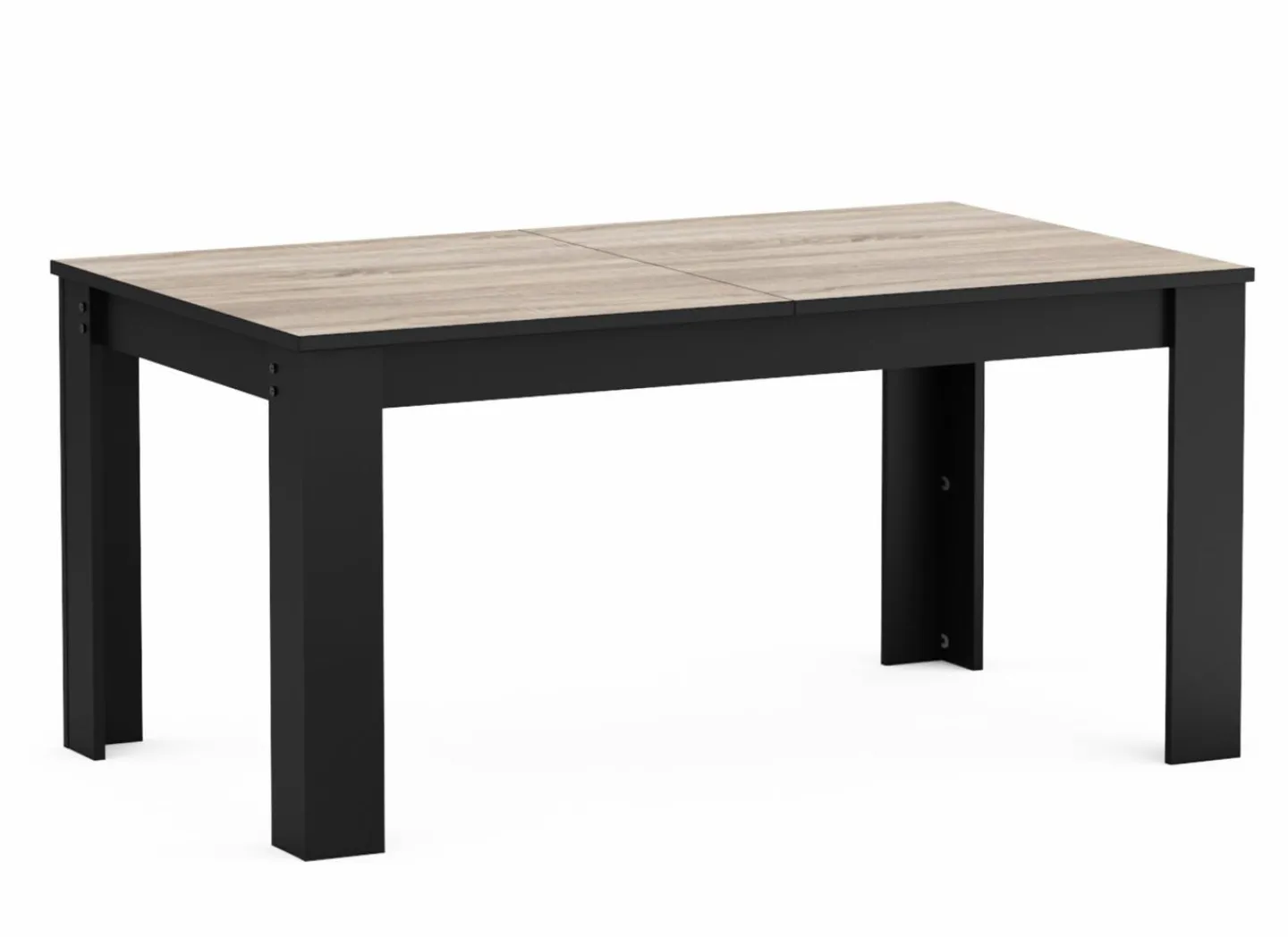 Demeyere Tafel Wayne 155/205x90cm - decor - eik & zwart