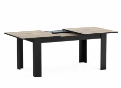 Demeyere Tafel Wayne 155/205x90cm - decor - eik & zwart