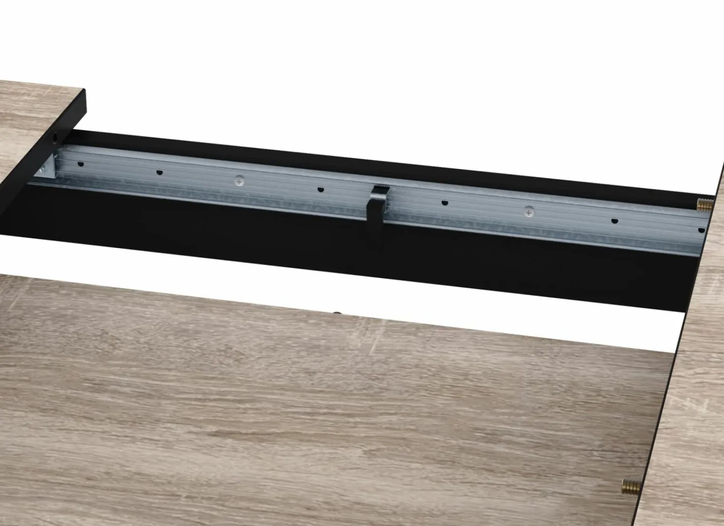 Demeyere Tafel Wayne 155/205x90cm - decor - eik & zwart