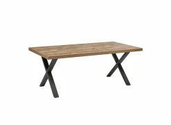 Tafel 200x100cm - decor - bruin & zwart