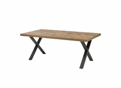 Tafel 200x100cm - decor - bruin & zwart