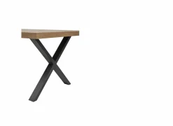Tafel 200x100cm - decor - bruin & zwart