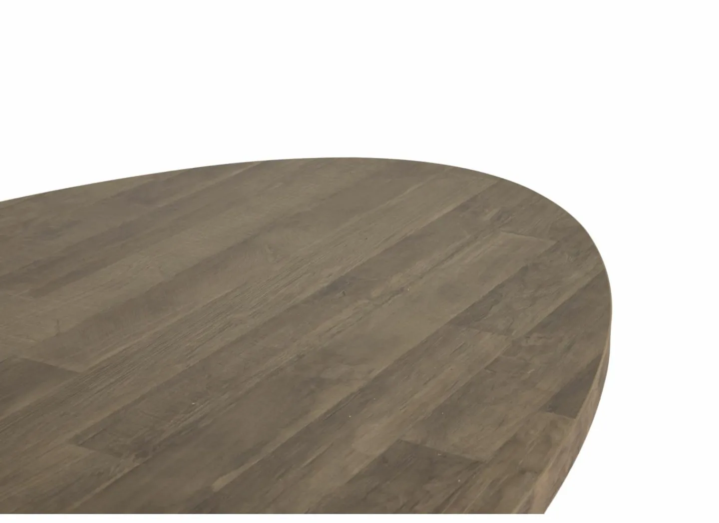 Tafel 183x100cm - decor - old teak & matt black