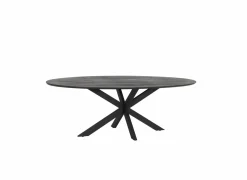 Tafel 200x100cm - eik massief - oak black sky