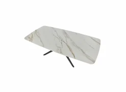Tafel 120x240cm - keramiek - wit