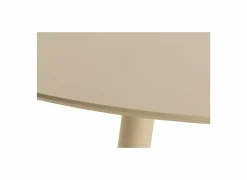 Tafel Ø110xH74CM - MDF/metaal - beige