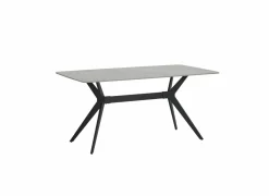 Tafel Zins 160x90cm - metaal - glossy Italian grey