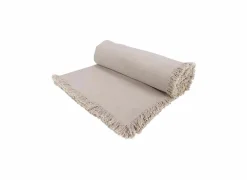 Cosy & Trendy Tafelkleed Franjes 350x140cm - katoen - grijs