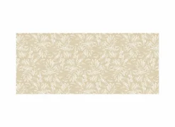 Tafelkleed Live The Leaf Ø160cm - vinyl - geel