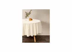 Tafelkleed Myrna Ø180cm - katoen - ivoor