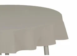 Tafelkleed Teflon Ø180cm - stof - zilver