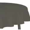 Tafelkleed Teflon Ø180cm - stof - donkergrijs