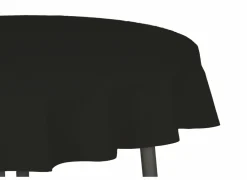 Tafelkleed Teflon Ø180cm - stof - zwart