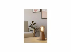 Tafellamp ASBY E27 H10cm hout beige