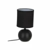 Tafellamp Boule E14 H25cm zwart