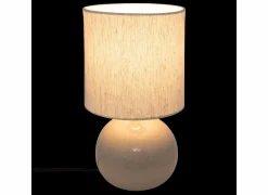 Tafellamp Gaia Ø15,2xH28cm E14 - stoneware - beige