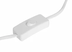 Tafellamp Savio E14 H38cm - glas/staal - beige