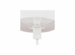 Tafellamp Savio E14 H38cm - glas/staal - beige